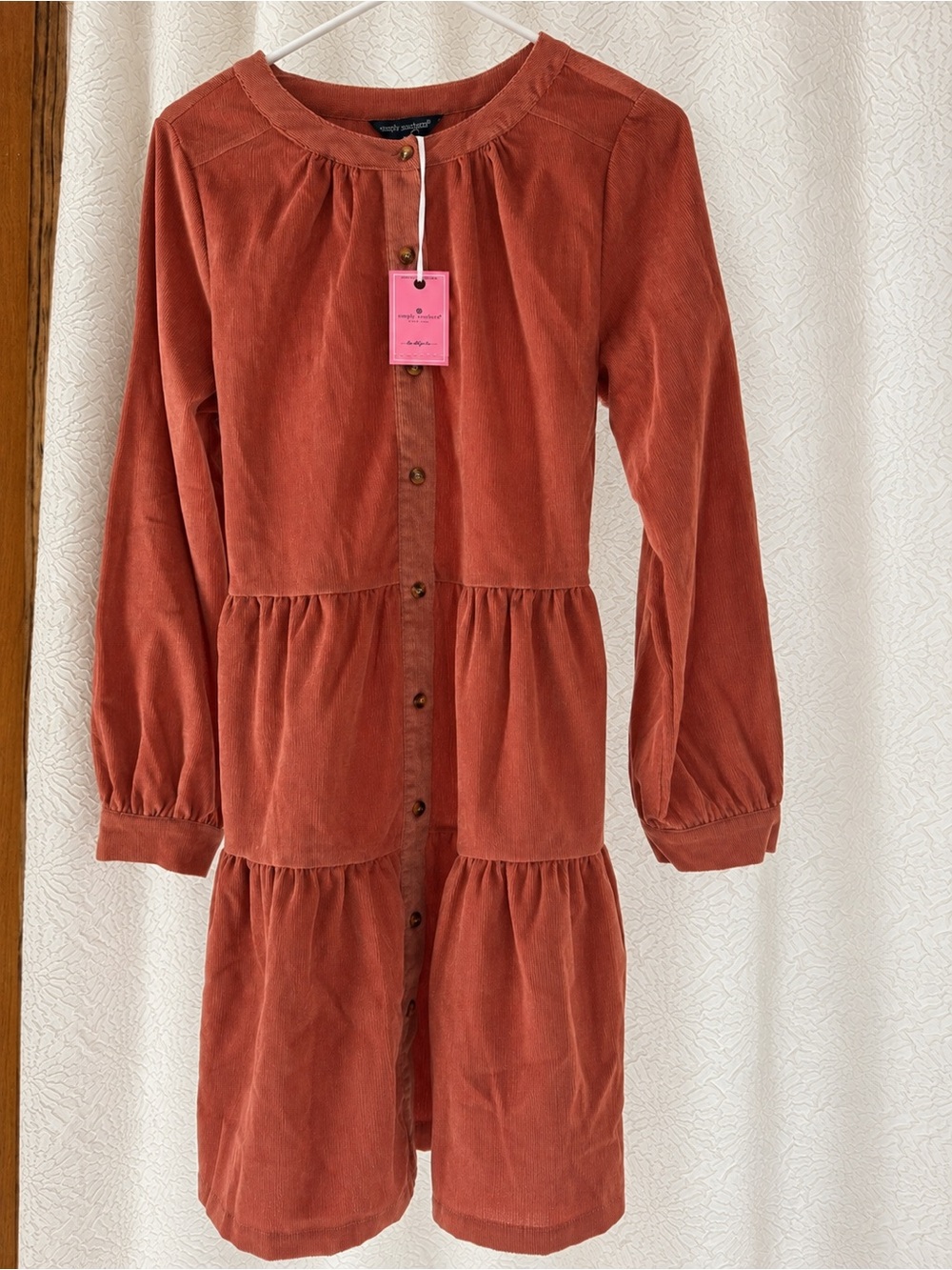 Simply Southern Men's Corduroy Pants - Rust Brown